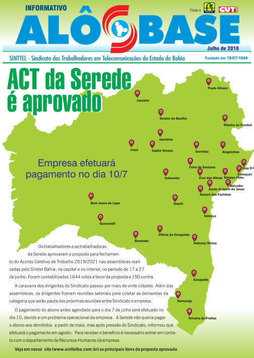 ACT da Serede Ã© aprovado